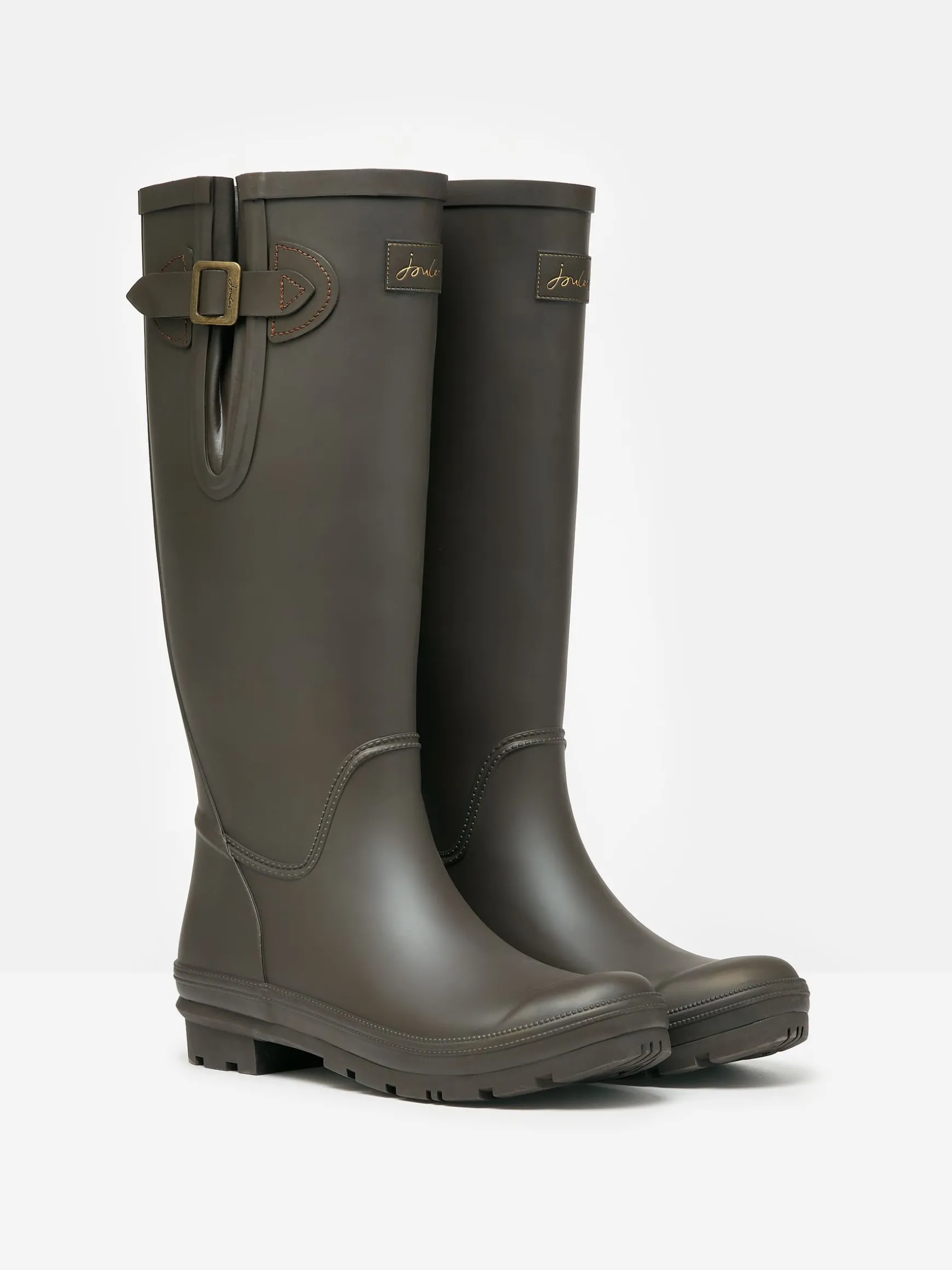 Houghton Chocolate Brown Adjustable Tall Wellies