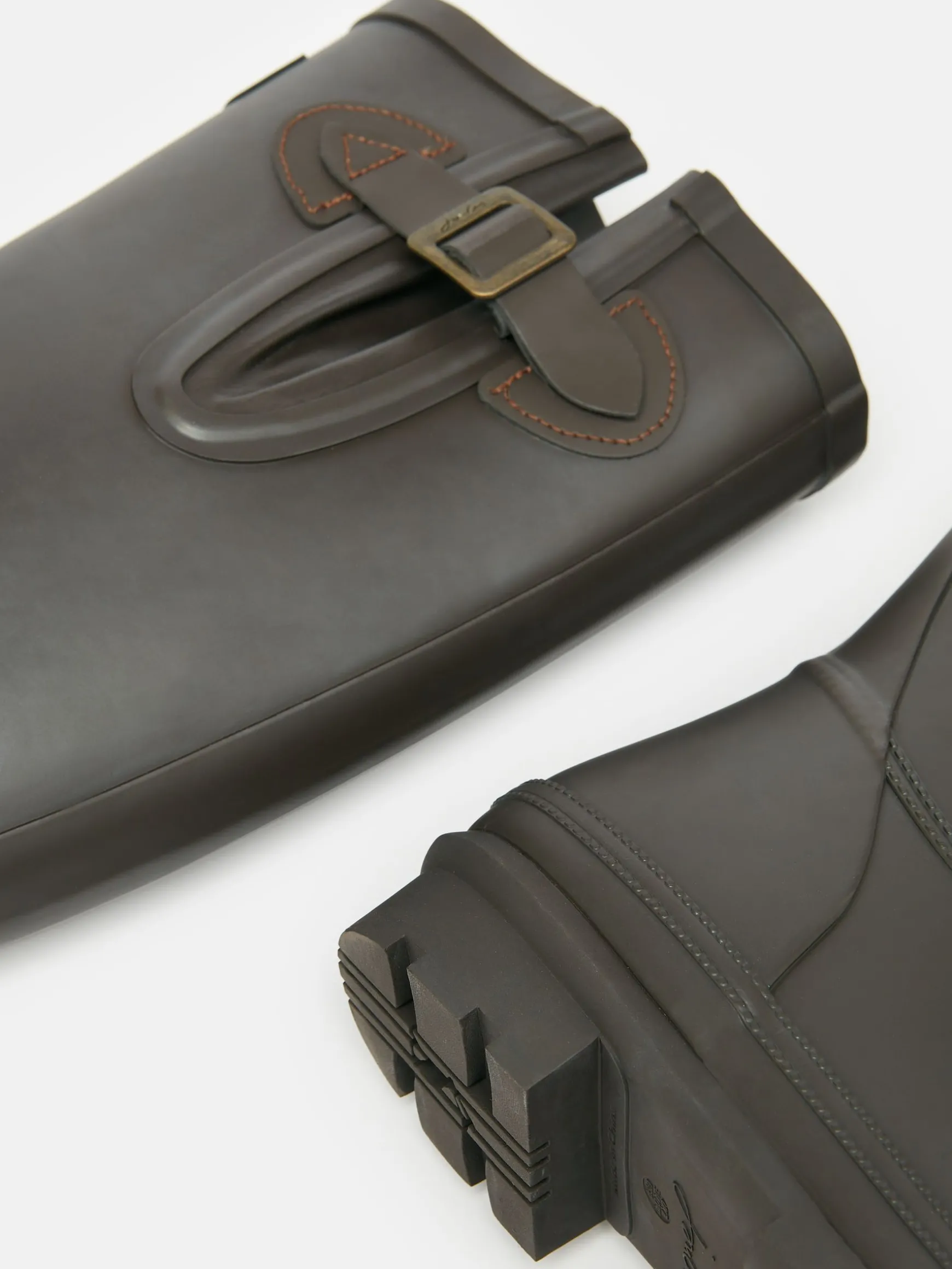 Houghton Chocolate Brown Adjustable Tall Wellies