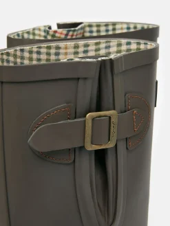 Houghton Chocolate Brown Adjustable Tall Wellies