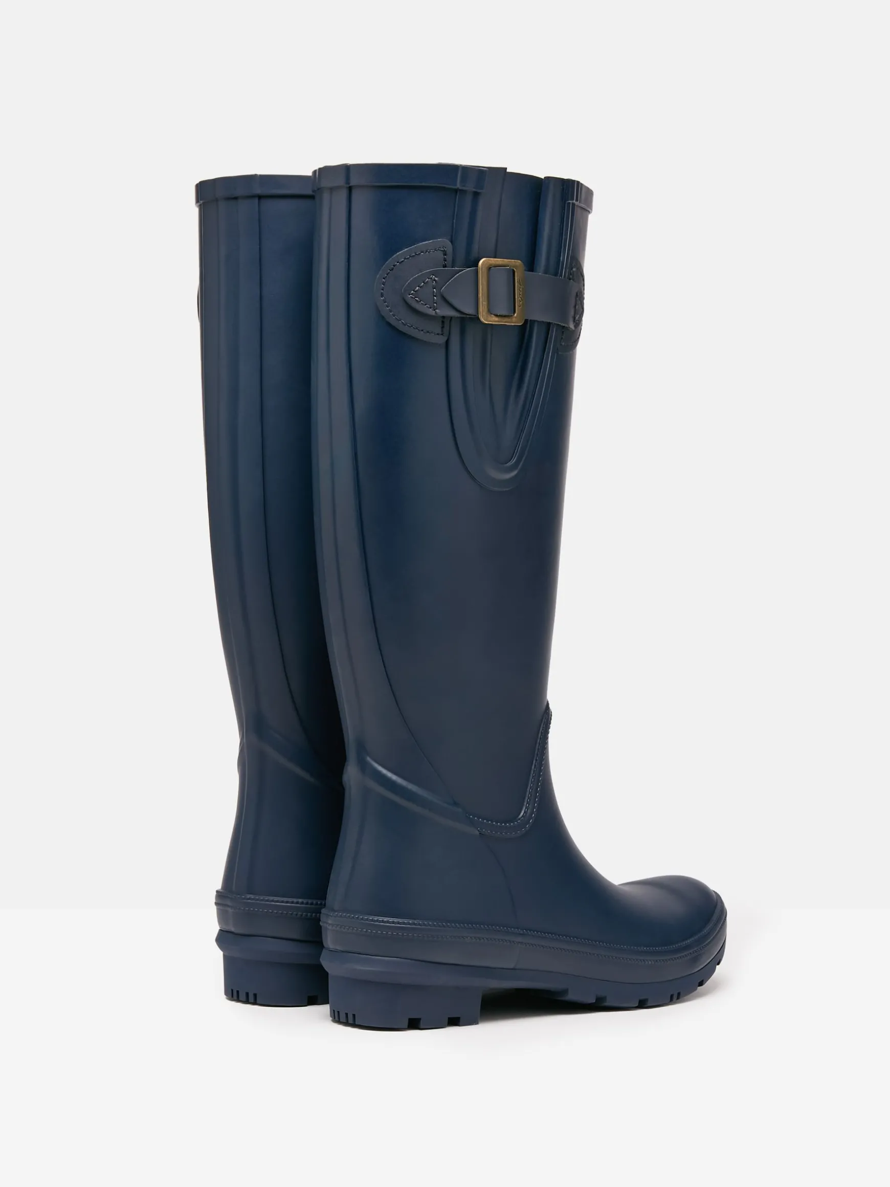 Houghton Navy Blue Adjustable Tall Wellies