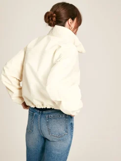 Hove Cream Waterproof Windbreaker Jacket