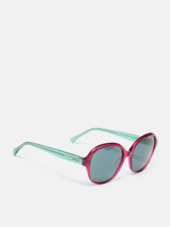 Hyacinth Red Round Rimmed Sunglasses
