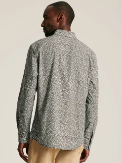 Invitation Green Floral Cotton Shirt