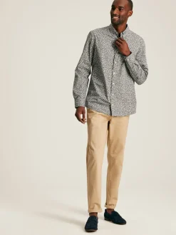 Invitation Green Floral Cotton Shirt