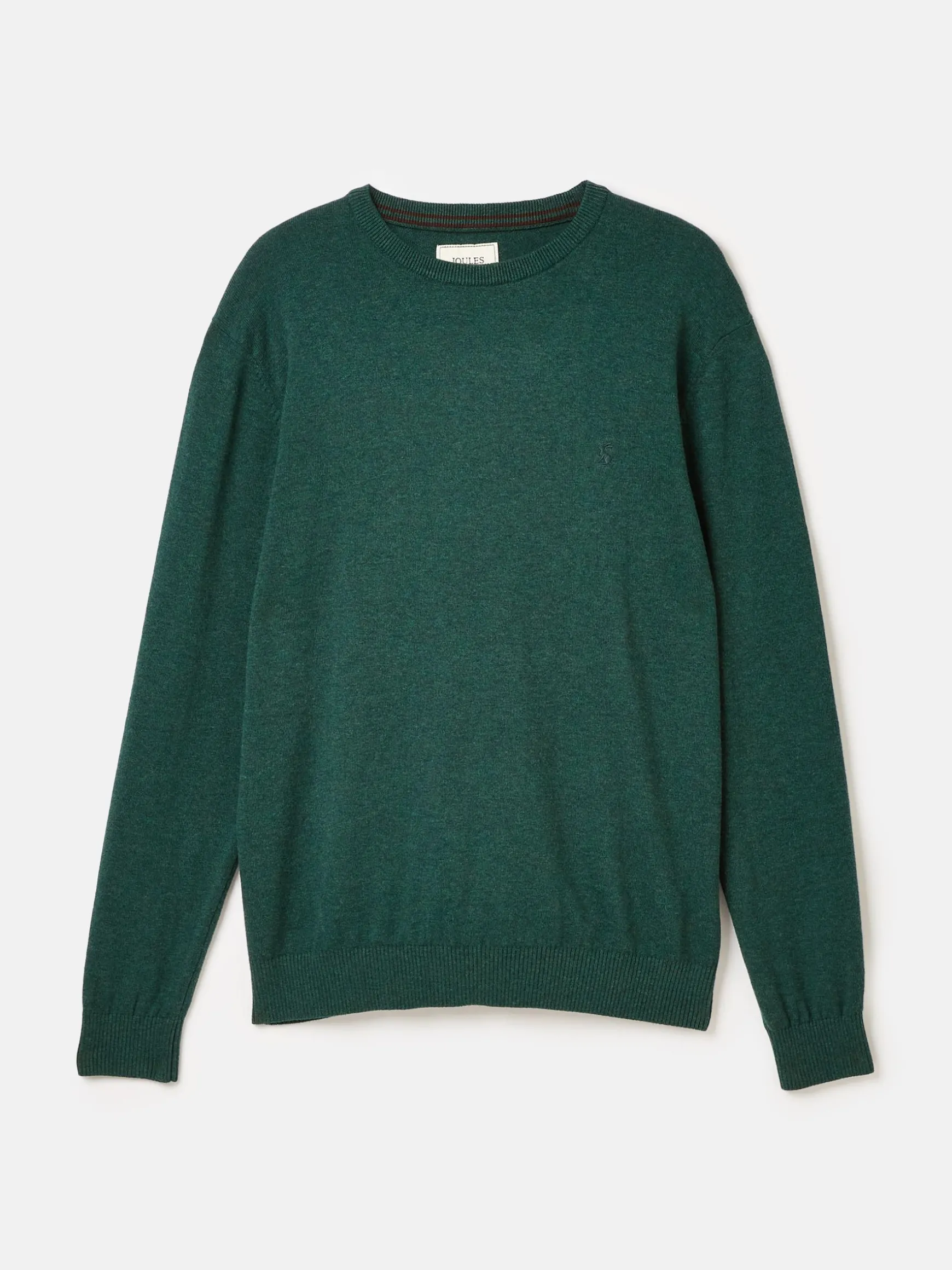 Jarvis Dark Green Crew Neck Knitted Jumper
