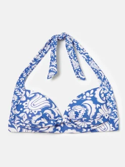 Jasmine Blue Mosaic Bikini Top