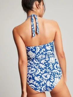 Jasmine Blue Mosaic Swimsuit