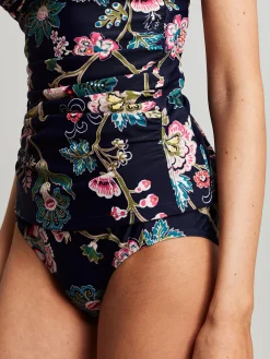 Jasmine Navy Floral Tankini Top