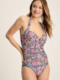 Jasmine Navy Printed Swimsuit