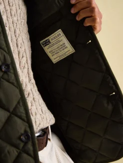 Jasper Green Diamond Quilted Blazer