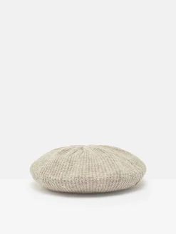 Joelle Oatmeal Knitted Beret