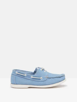 Joules X Chatham Blue Jetty Deck Shoes