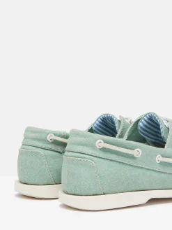 Joules X Chatham Green Jetty Deck Shoes