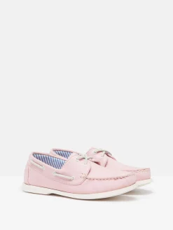 Joules X Chatham Pink Jetty Deck Shoes