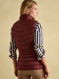 Kenley Burgundy Showerproof Padded Gilet