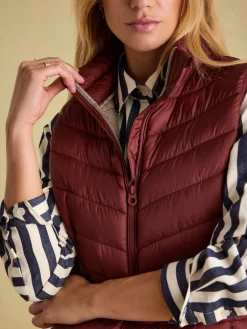 Kenley Burgundy Showerproof Padded Gilet