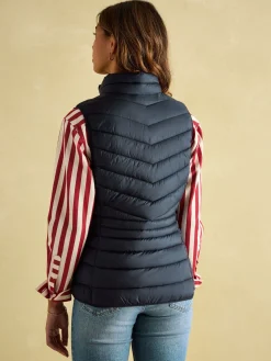 Kenley Navy Showerproof Padded Gilet