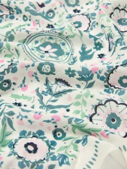 Kensington Cream Cotton Square Scarf