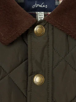 Kids' Ambrose Green Diamond Quilted Jacket