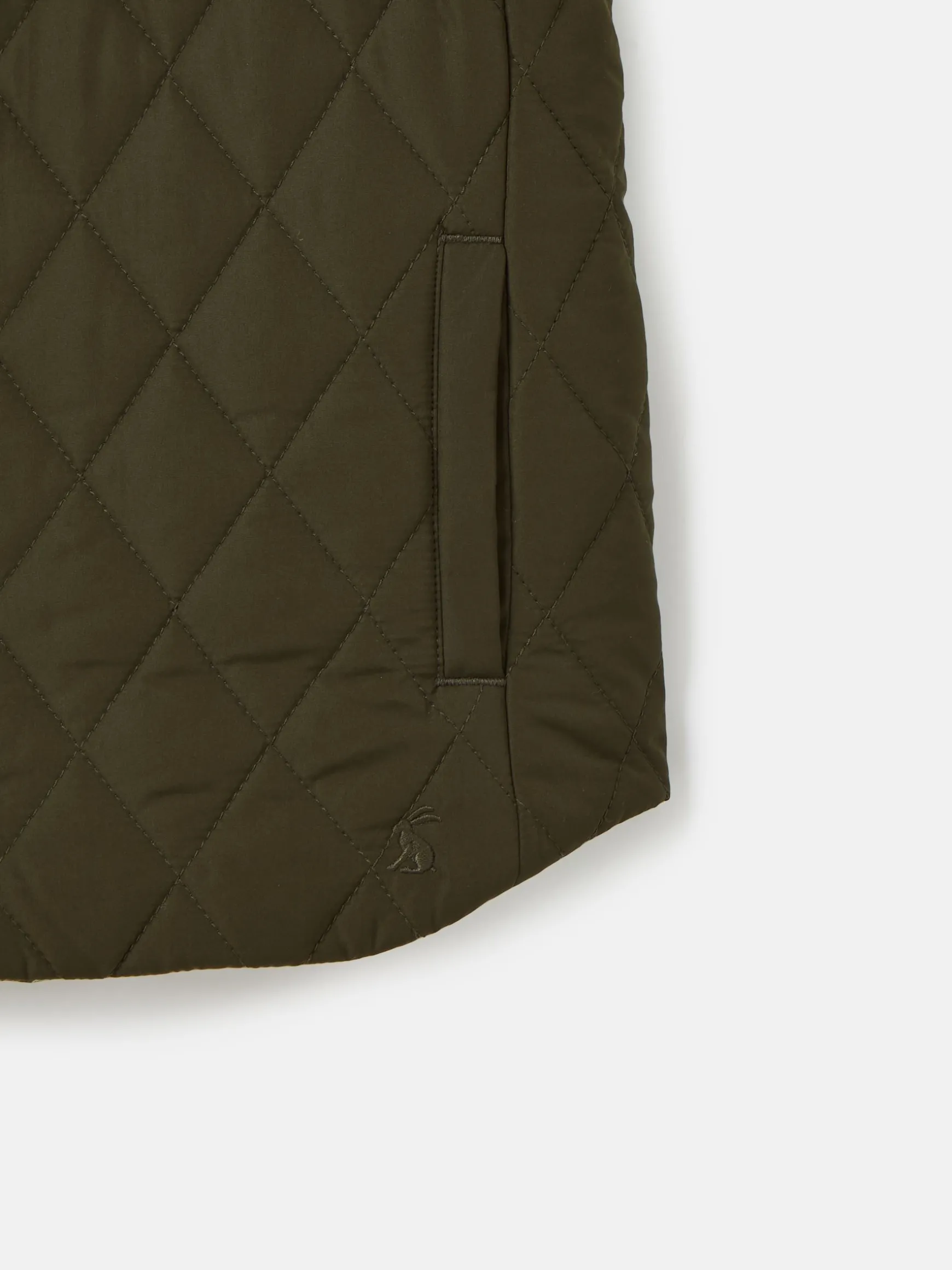 Kids' Atwell Khaki Green Showerproof Reversible Gilet