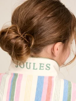 Kids' Burnham Multi Stripe Funnel Neck Sweatshirt