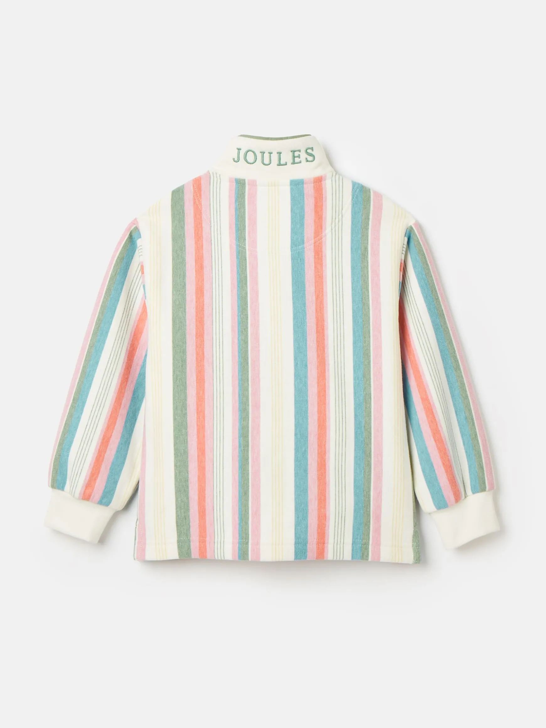 Kids' Burnham Multi Stripe Funnel Neck Sweatshirt
