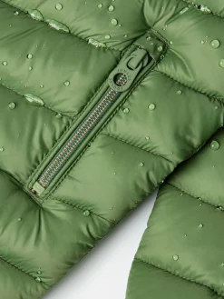 Kids' Cairn Green Showerproof Padded Coat
