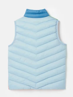 Kids' Crofton Pink Hotchpotch Showerproof Quilted Gilet