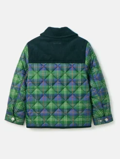 Kids' Freddie Green Check Quilted Checked Jacket