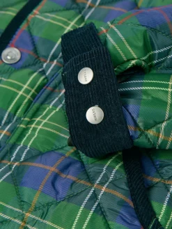 Kids' Freddie Green Check Quilted Checked Jacket