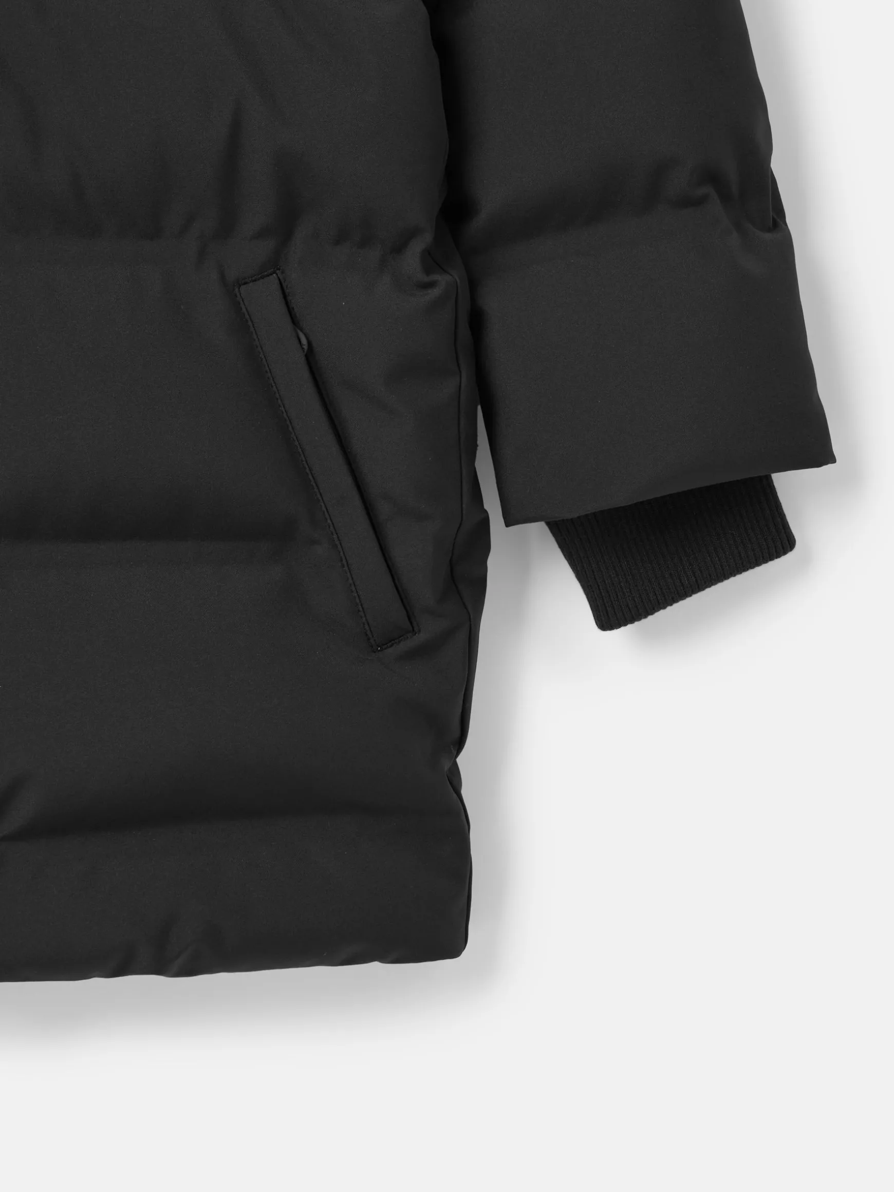 Kids' Padwell Black Waterproof Padded Coat