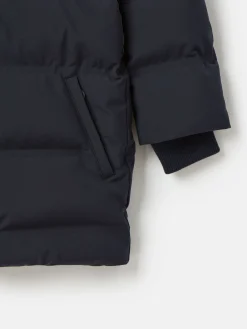 Kids' Padwell Navy Blue Waterproof Padded Coat