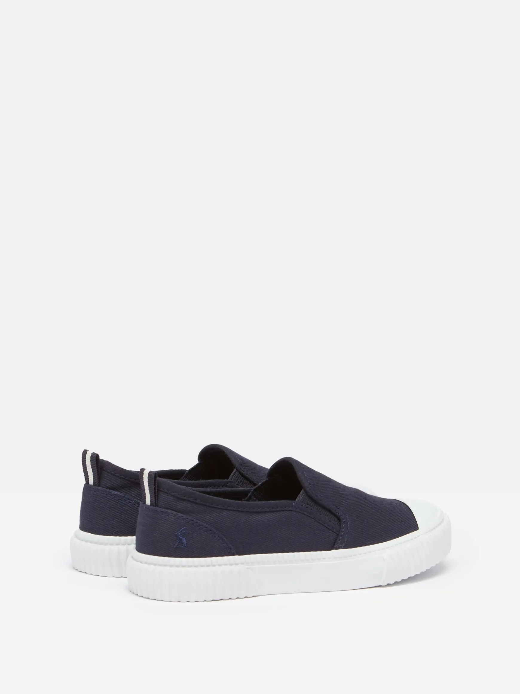 Kids' Peasy Blue Slip On Plimsolls