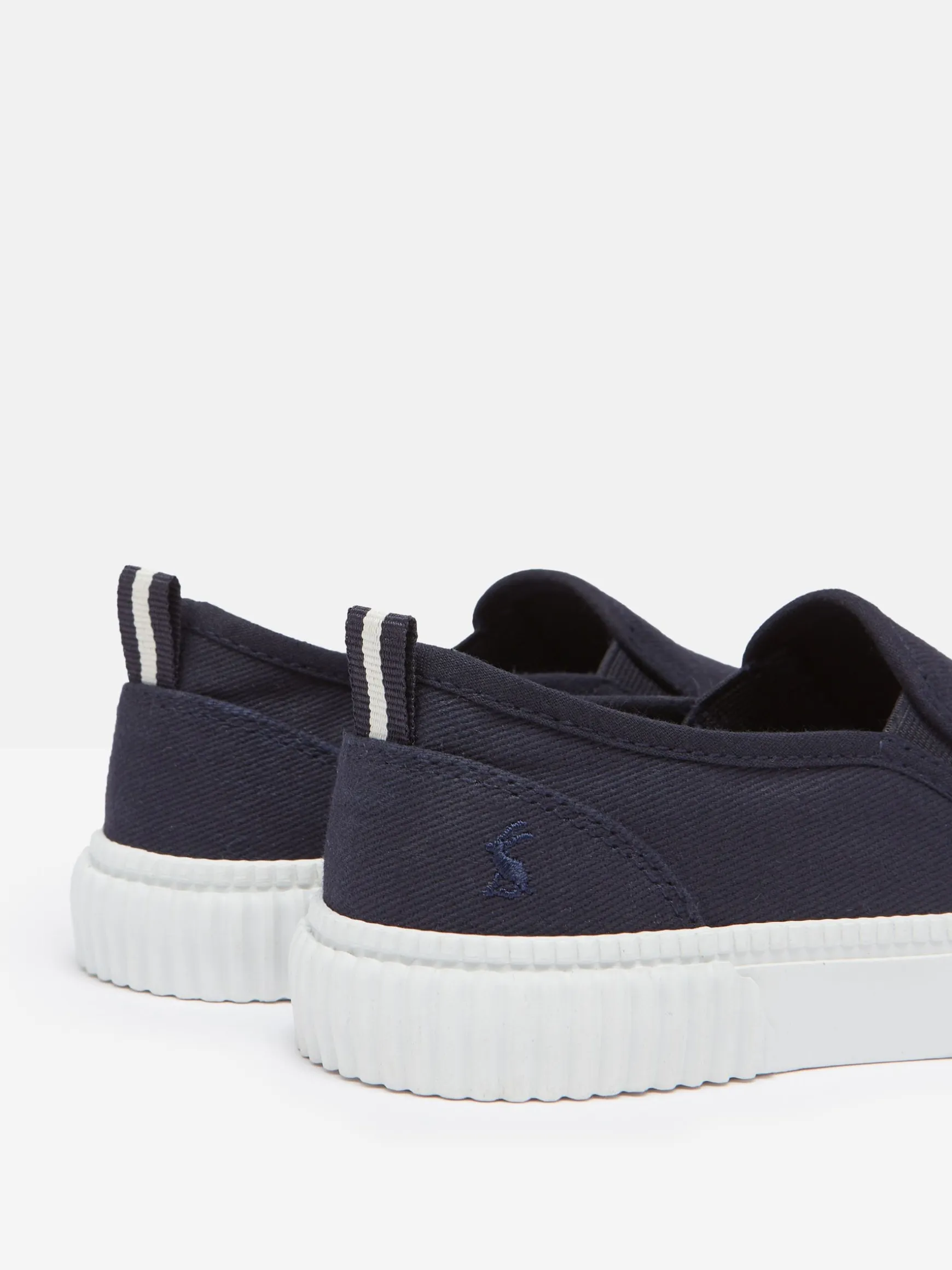Kids' Peasy Blue Slip On Plimsolls