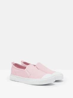 Kids' Peasy Pink Slip On Plimsolls