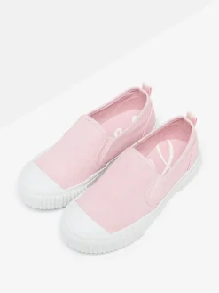 Kids' Peasy Pink Slip On Plimsolls