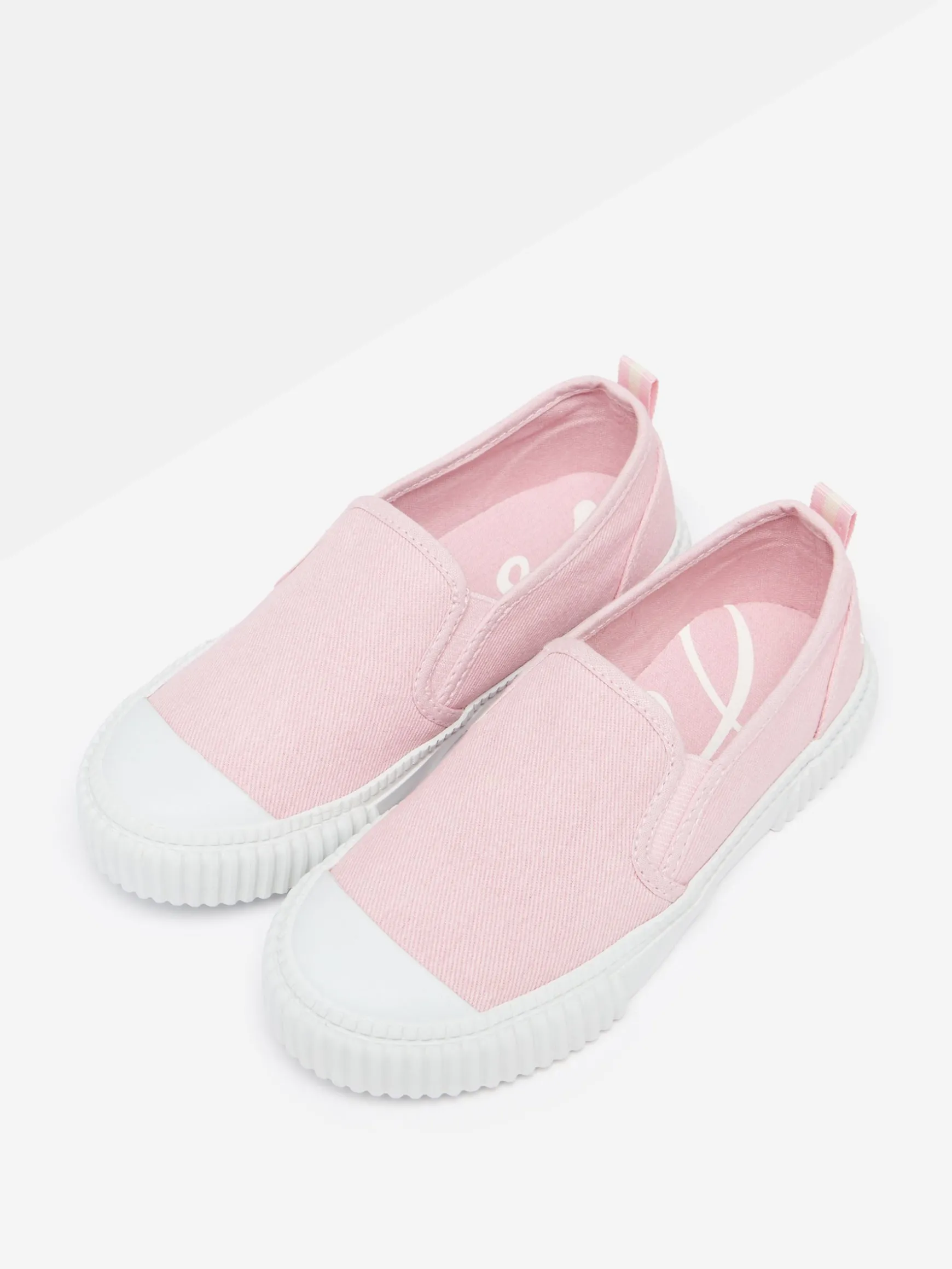 Kids' Peasy Pink Slip On Plimsolls