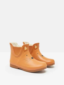 Kids' Raindance Orange Kids' Character Fleece Lined Ankle Wellies