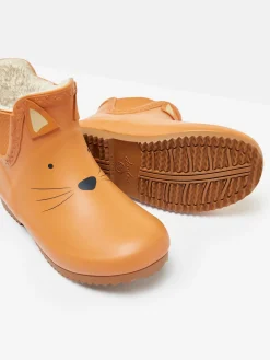 Kids' Raindance Orange Kids' Character Fleece Lined Ankle Wellies