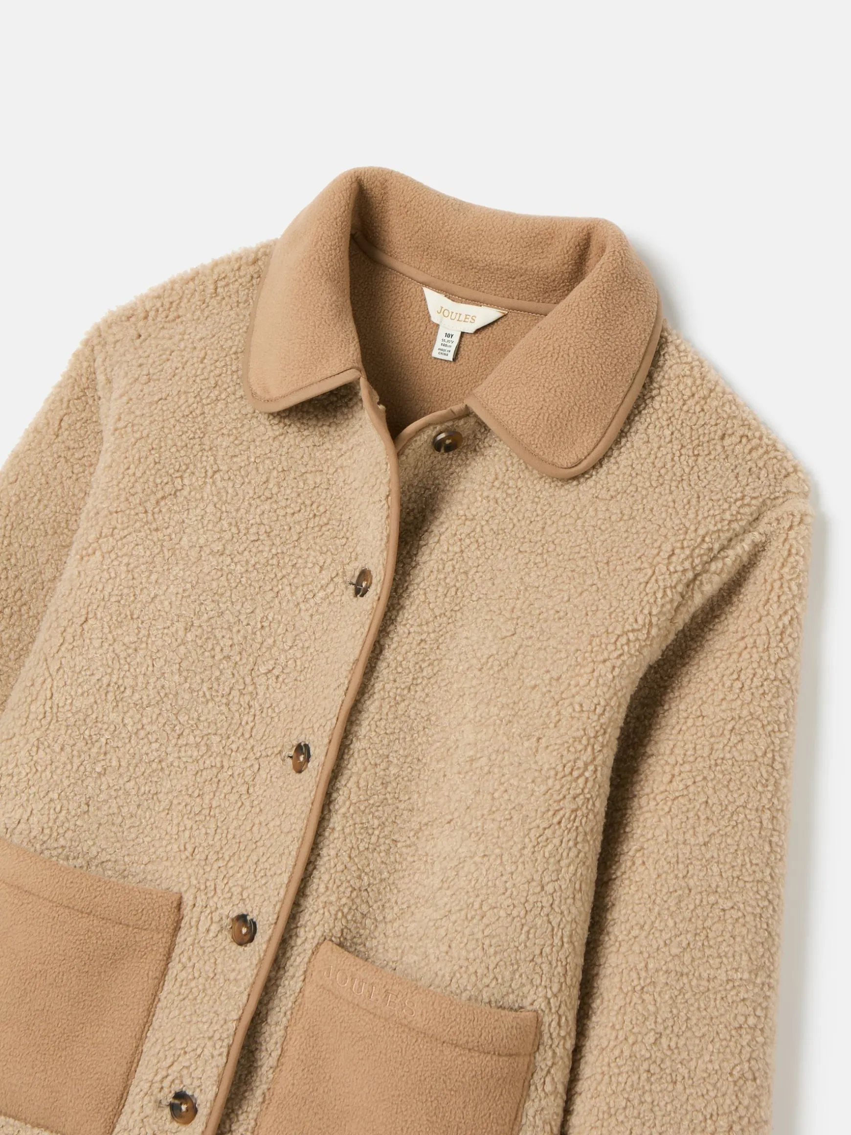 Kids' Sadie Natural Borg Fleece Jacket