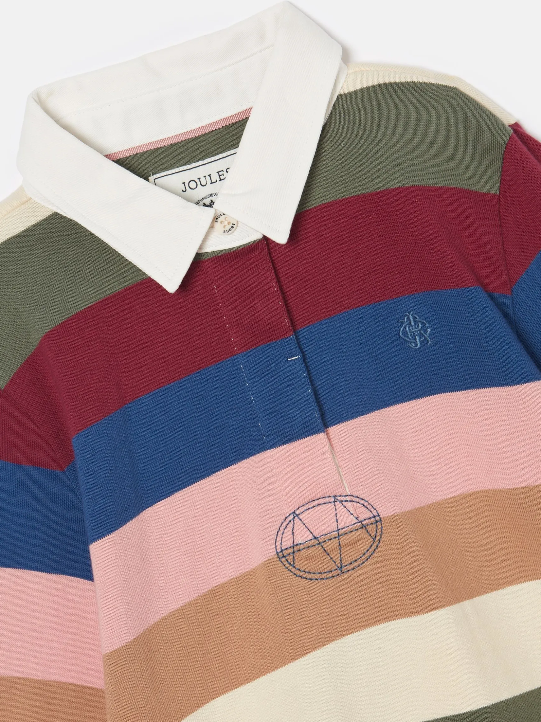 Kids' Sammie Multi Stripe Rugby Top