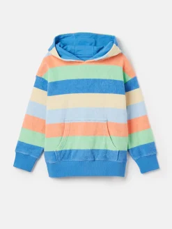 Kids' Shoreside Multi Stripe Towelling Hoodie