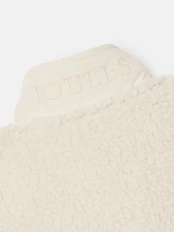 Kids' Tilly Cream Half Zip Borg Fleece