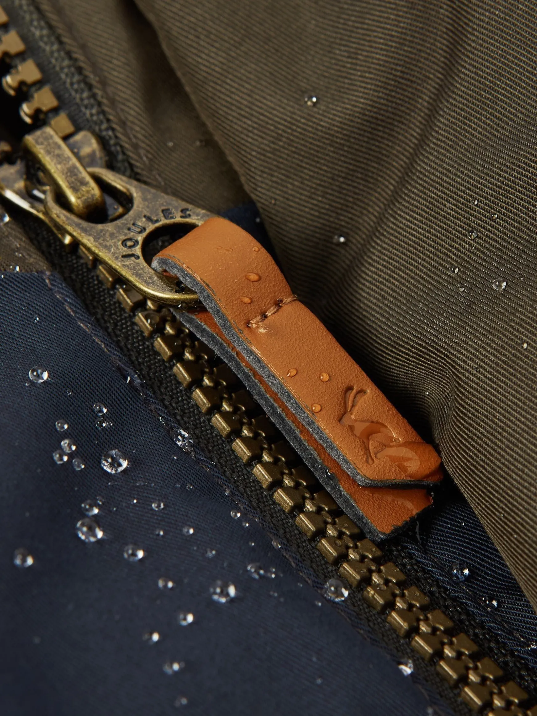 Kids' Ultimate Khaki Green Waterproof Coat with Quilted Lining