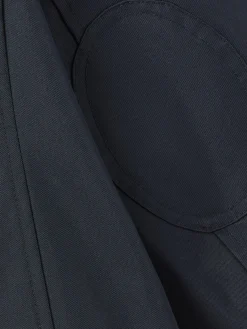 Kids' Ultimate Navy Blue Waterproof Coat with Quilted Lining