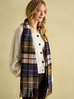 Langtree Green & Pink Scarf