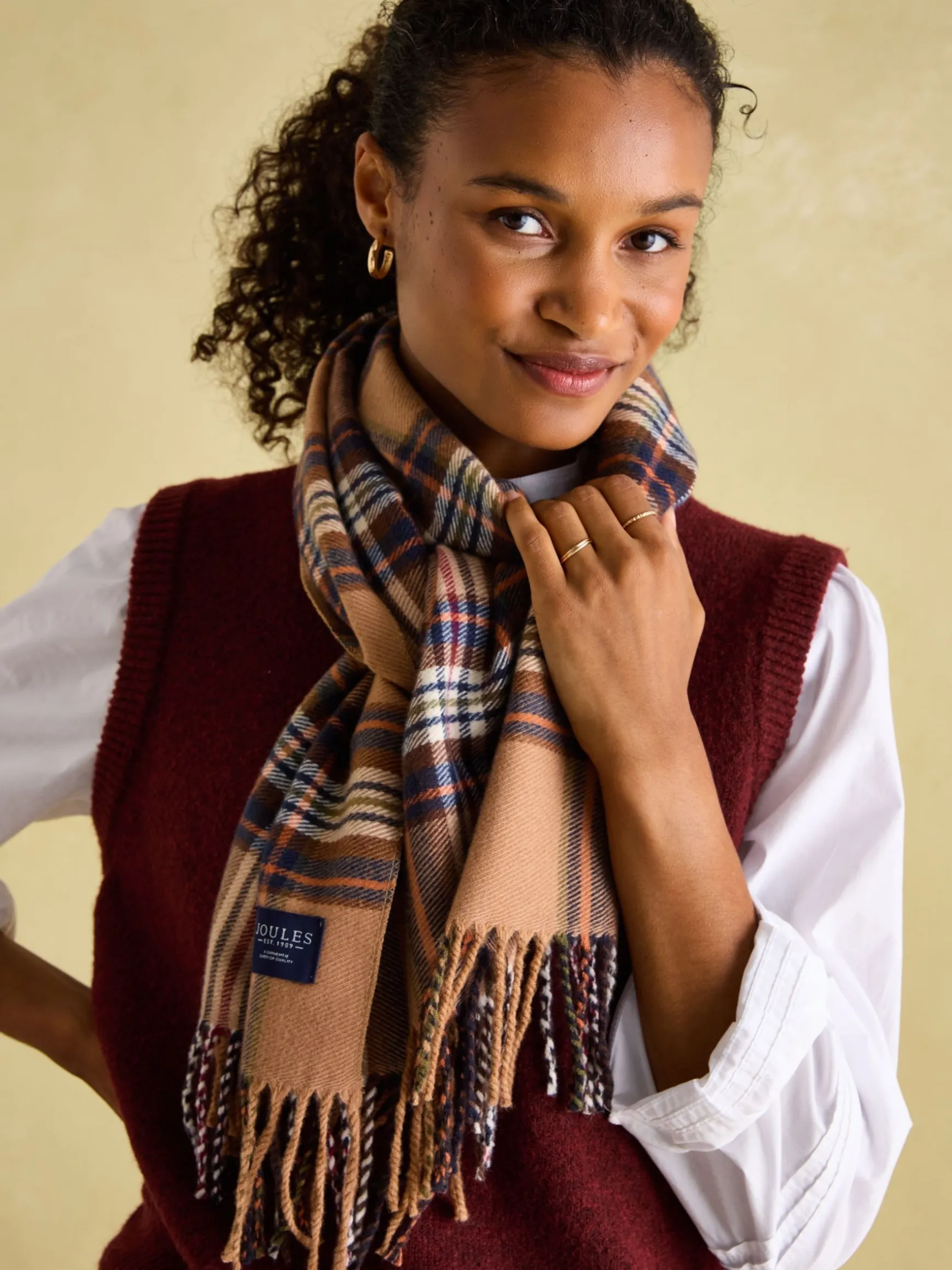 Langtree Rust Brown Scarf