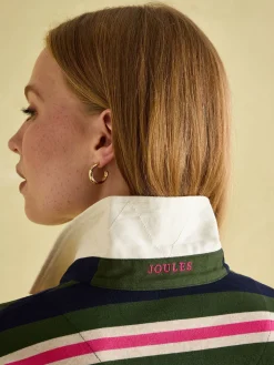 Lara Green/Pink Boxy Fit Rugby Shirt