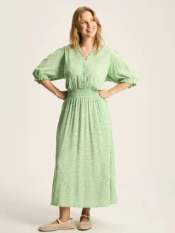 Laurie Green Viscose Midi Dress