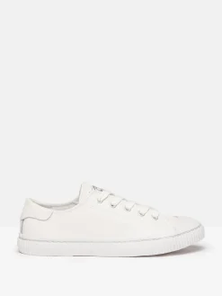 Leather Coast Pumps White